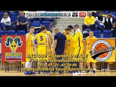 BKG DSE - Szentendrei KSE férfi NB2 kosárlabda mérkőzés