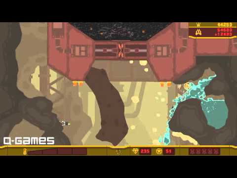 PixelJunk Shooter Playthrough Part 15: Mine Complex - Critical Mass
