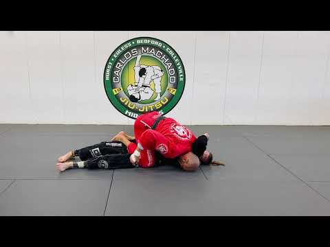 The Meregali Pressure Mount to Smother Choke or Pressure Arm X Lock by Greg Hamilton BJJ