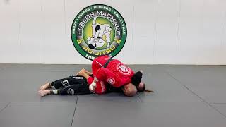 The Meregali Pressure Mount to Smother Choke or Pressure Arm X Lock by Greg Hamilton BJJ