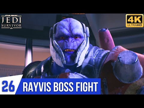 STAR WARS JEDI SURVIVOR Gameplay Part 26 - Rayvis Boss Fight | Republic Research Laboratory