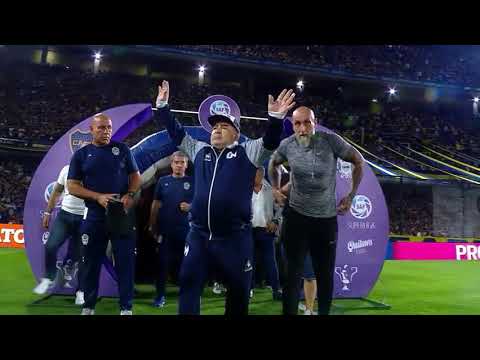 Ultima vez de Maradona en La Bombonera.