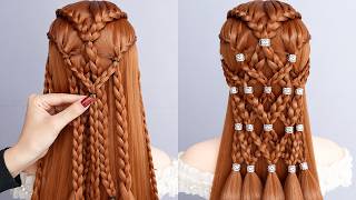 Simple Hairstyles! Top 2 Easy And Unique Hairstyles For Long Hair | Stylish Hairstyles Tutorial