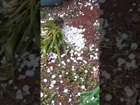 700 casas destelhadas em Clevelândia #granizo #tempestade #chuvadepedra #noticias #urgente #storm