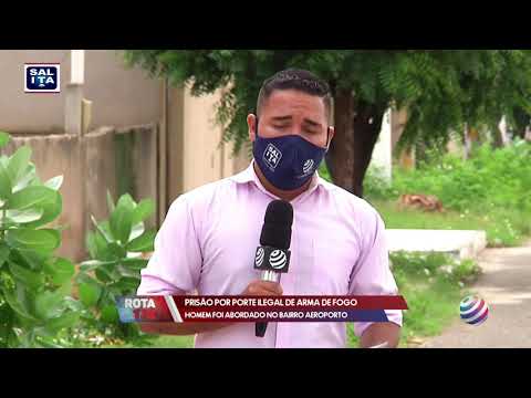 PRISÃO POR PORTE ILEGAL DE ARMA DE FOGO! HOMEM ABORDADO NO BAIRRO AEROPORTO EM MOSSORÓ - 19/04/2021