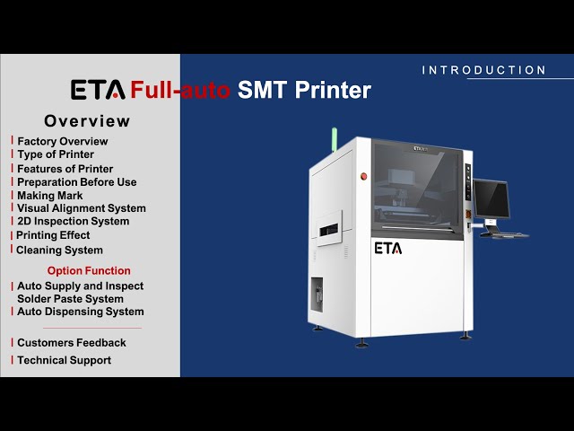 Fully Automatic SMT Stencil Printer ETA-4034