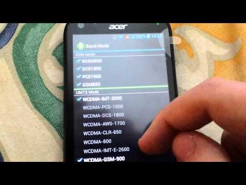 Menu segreto acer liquid e2 duo - processori mtk  - bloccare banda cellulare