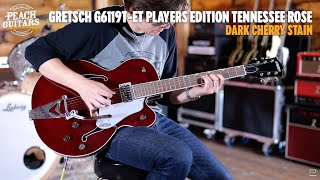 Video thumbnail for No Talking...Just Tones | Gretsch G6119T-ET Players Edition Tennessee Rose Dark Cherry Stain by Peach Guitars