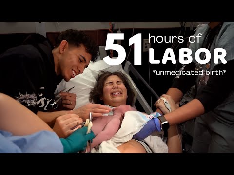 OUR INTENSE UNMEDICATED BIRTH EXPERIENCE *51 HOURS OF LABOR*