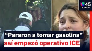 No es justo: Vecina explica qué motivó a los agentes federales a arrestar a sus vecinos latinos