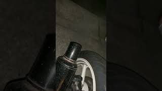 fzx250 ジール　白煙確認　空ぶかし