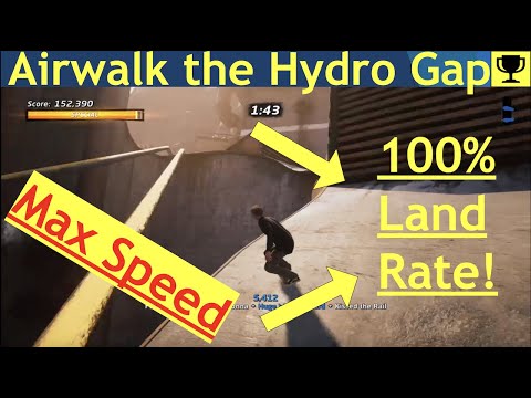 Airwalk the hydrophobic gap Downhill Jam Guide - Tony Hawk Pro Skater 1 and 2 Remake -THPS