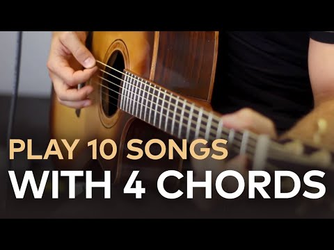 Play 10 Songs with Just 4 Chords on Guitar