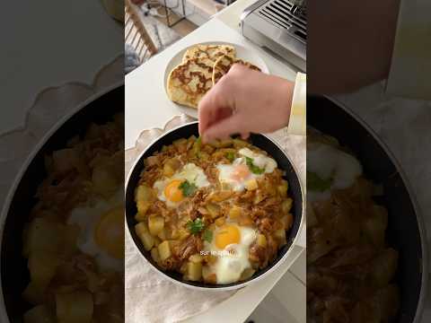 Pommes de terre et oignons caramélisés 🤤 #recette #diner #automne
