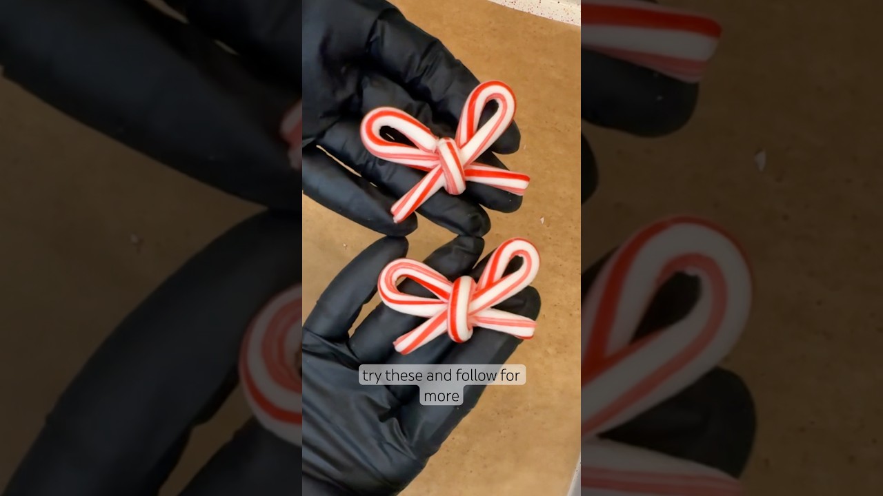 Viral Peppermint Candy Cane Bows: Easy Holiday DIY You’ll Love! 🎄✨🍭
