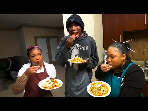 EMANN X FAMOUS OCEAN X KUNG FU COOK NACHOS TOGETHER !!!