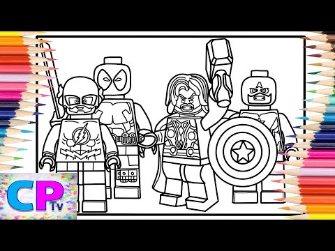 Superheroes Coloring Pages/Lego Superheroes/Flash/Thor/Coopex - Over The Sun (Pt. 2) [NCS Release]