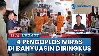 Produksi Whisky & Vodka Palsu di Banyuasin Dibongkar Polisi: 4 Pelaku Diringkus, 20.088 Botol Disita