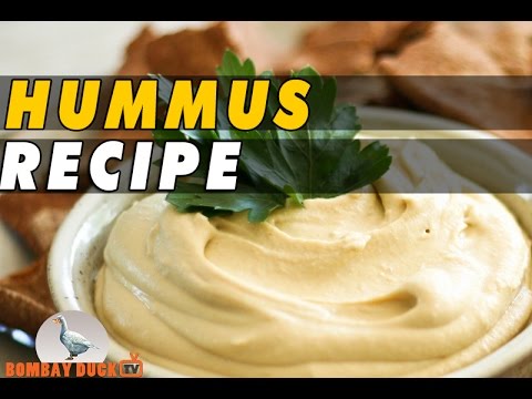 How To Make Hummus and Pita bread - Recipe - Bombay Duck