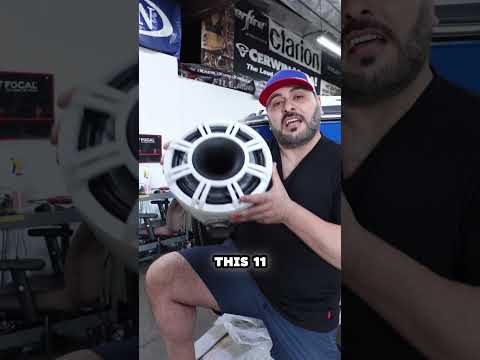 Upgrade your boat with 11-inch tower speakers by Kicker! 🎶🔊