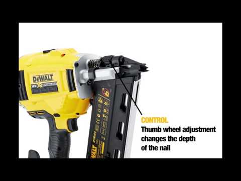 Akumuliatorinė viniakalė DEWALT DCN695P2, 18V, 2x5.0Ah