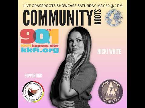 Nicki White performs Sacred Manor during "Community Roots" hosted by You Found Music & KKFI 90.1 FM