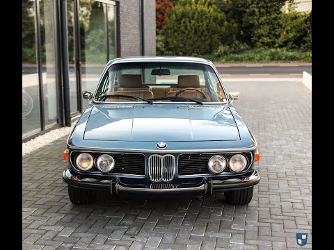 BMW 3.0 CSi - E9, Baikal Blue, A/C, Tan leather - Full Restoration by Oldenzaal Classics