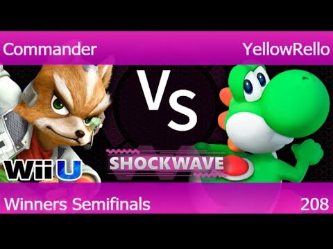 SW 208 - Commander (Fox) vs FX | YellowRello (Yoshi) Winners Semifinals - Smash 4