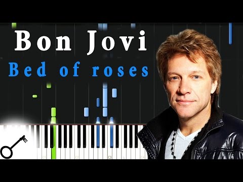 Bed of Roses - Bon Jovi piano tutorial