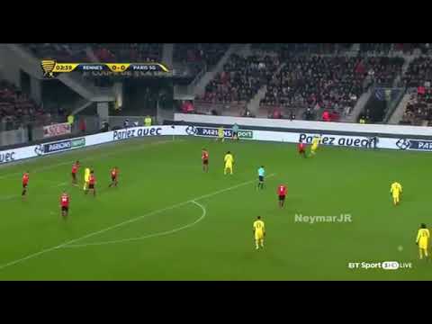 Rennes vs paris sg haightlight 2/3 red car mbape