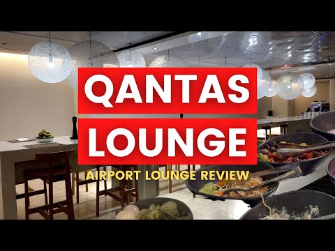 Experiência do Qantas Business Lounge no Aeroporto de Melbourne | Avaliação do Lounge do Aeroporto Tullamarine Airport T1