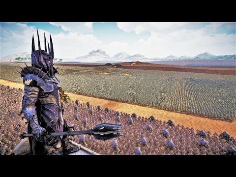 Sauron & His Legions Vs 4 MILLION Humans, Elves & Dwarves - Ultimate Epic Battle Simulator 2