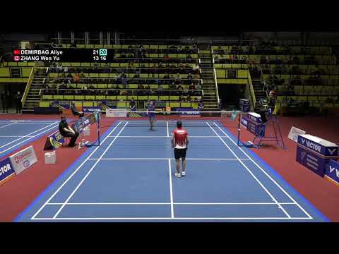 Match point - Aliye Demirbag vs Wen Yu Zhang - WS, Final - Ukraine Open 2022