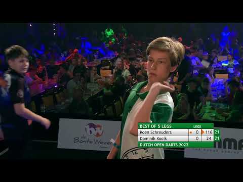 Dutch Open Darts 2022 - Boys under 14 Final