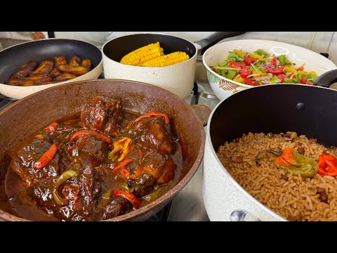Brown Stewed Chicken (Jamaican Style) 🇯🇲