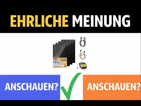 Balkonkraftwerk 2000W komplett Steckdose im Test 2025 🔥 Ist es das Geld wert?