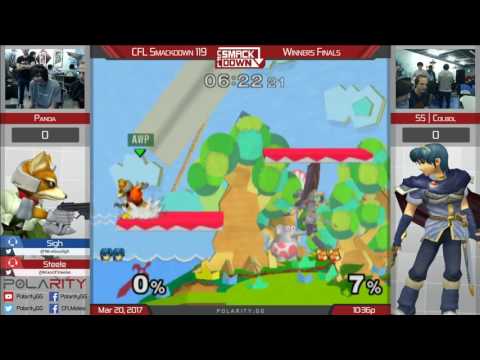 CFL Smackdown 119 Melee - Panda (Fox) vs SS Colbol (Marth) - Winners Finals