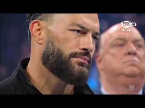 Confrontación entre Roman Reigns y Jey Uso  - WWE Smackdown 28/07/2023 En Español