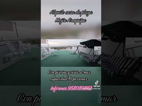 ALQUILO Casa de Playa en MEJÍA - Arequipa. Informes: 958/080/862
