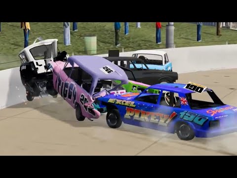BeamNG Banger Racing Crashes 31