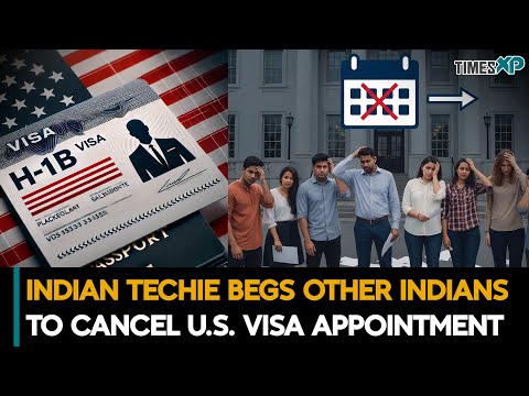 Indian Techie Begs Other Indians to Cancel U.S. Visa Appointment| Indians In The U.S.