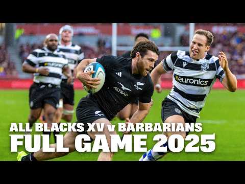 All Blacks XV v Barbarians 2025 FULL GAME, Brentford