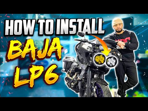 Baja Designs LP6 lights install on Harley-Davidson Road glide