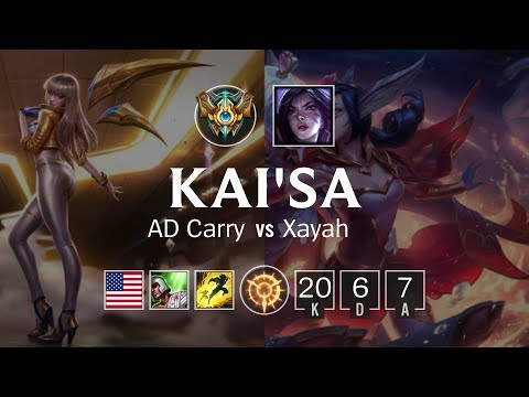 Kai'Sa ADC vs Xayah - NA Challenger Patch 8.22