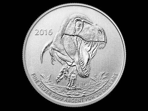 $20 for $20 Fine Silver Coin – Tyrannosaurus Rex - RCM