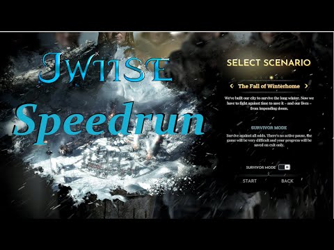 Frostpunk - The Fall of Winterhome, Survivor Speedrun in 22 minutes!