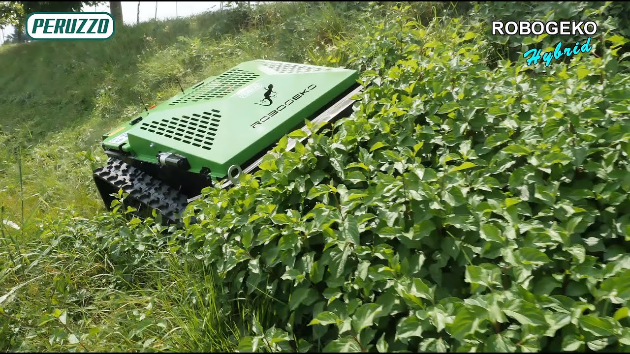 Fernbedienbarer Raupenmäher