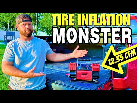 12v Offroad Air Compressor Test | SUPER FAST Tire Inflation!