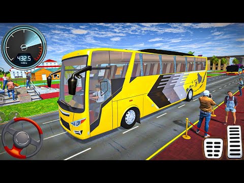 Offroad Coach Bus Driving 2024 - Real Uphill Bus Drive 3D Simulator Android Gameplay