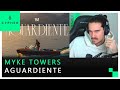 REACCIÓN a Myke Towers - Aguardiente (Video Oficial)